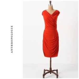 Anthropologie Bordeaux NWT Column Stretch Dress M